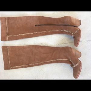 Spell Zephyr boots leather brown boots - over the knee OTK 🚨24hr sale